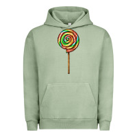 Pigment Oil Green rainbow lollipop Urban Hoodie - AdoDesignShop