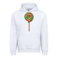 White rainbow lollipop Urban Hoodie - AdoDesignShop