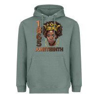 Sage 1865 juneteenth black women Heavyweight Hoodie - BarkalooDesign