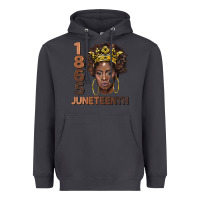 Smoke 1865 juneteenth black women Heavyweight Hoodie - BarkalooDesign