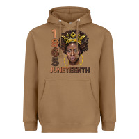 Toasted Coconut 1865 juneteenth black women Heavyweight Hoodie - BarkalooDesign