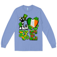 Colony Blue Love St. Patrick's Long Sleeve Tee - OliviaCreatesArt