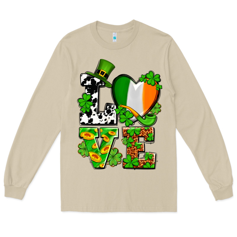 Love St. Patrick's Long Sleeve Tee by OliviaCreatesArt | Teevron