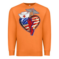 Carrot patriotic nurse love Premium Sweatshirt - BarkalooDesign