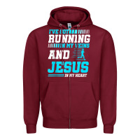 Burgundy Christian Runner Half Marathon Running Race Jesus Gift Zipper Hoodie - trangStudio