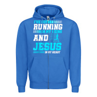 True Royal Christian Runner Half Marathon Running Race Jesus Gift Zipper Hoodie - trangStudio