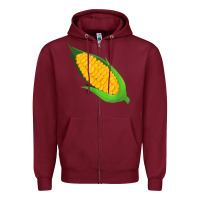 Burgundy corn costume funny halloween party thanksgiving kids t shirt Zipper Hoodie - trangStudio