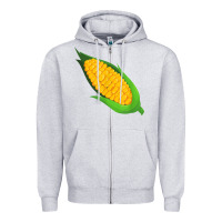 Heather Grey corn costume funny halloween party thanksgiving kids t shirt Zipper Hoodie - trangStudio
