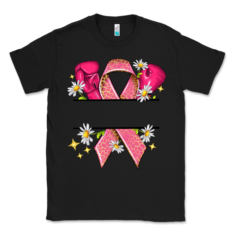 Personalized Breast Cancer Ribbon Classic Tee by NancyCooperArtShop | Teevron