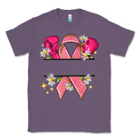 Lavender Personalized Breast Cancer ribbon Classic Tee - NancyCooperArtShop
