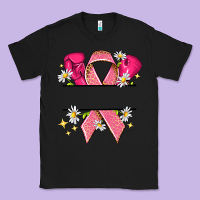 Personalized Breast Cancer Ribbon Classic Tee Designed By Nancycooperartshop