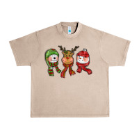 French Oak christmas reindeer polar bear snowman Urban Heavy Tee - CowGirlArtShop