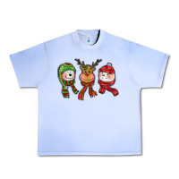 Grape Ice christmas reindeer polar bear snowman Urban Heavy Tee - CowGirlArtShop