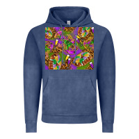 Vintage Denim Mardi Gras with crabs tumbler Vintage Hoodie - HowdyJamesFarm