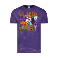 Cloud Purple tis the season to be spooky Vintage Tee - CowGirlArtShop