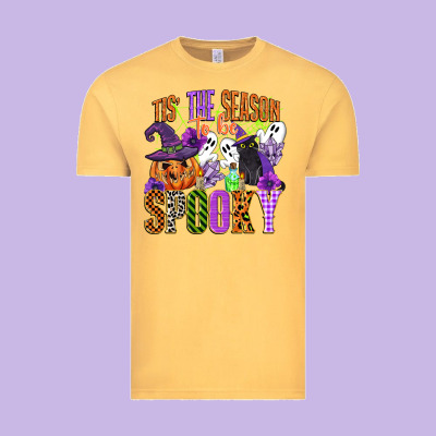 Tis The Season To Be Spooky Vintage Tee Designed By Cowgirlartshop