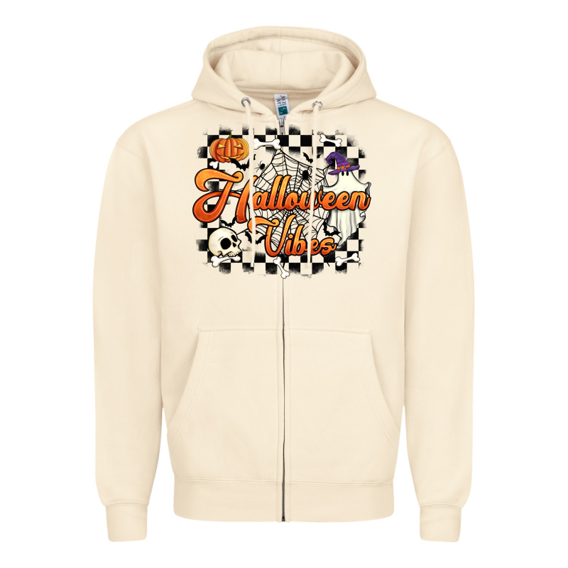 Halloween Vibes Zipper Hoodie by Artiststas | Teevron