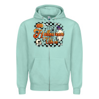 Seafoam halloween vibes Zipper Hoodie - Artiststas