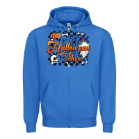 True Royal halloween vibes Zipper Hoodie - Artiststas