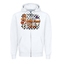 White halloween vibes Zipper Hoodie - Artiststas