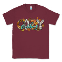 Burgundy Cozy vibes Classic Tee - NancyCooperArtShop