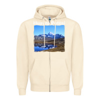 Sandshell Bolivia Huayna Potosi Mountain Andes Art Zipper Hoodie - trangStudio