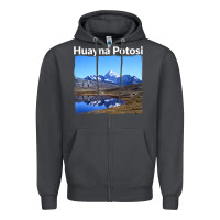 Smoke Bolivia Huayna Potosi Mountain Andes Art Zipper Hoodie - trangStudio