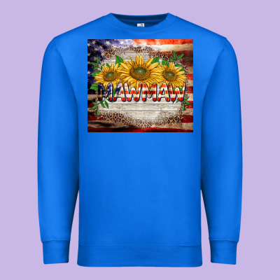 Patriotic Mawmaw Tumbler Premium Sweatshirt Designed By Barkaloodesign