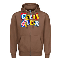 Chestnut Cereal Killer For The Cereal Lovers In Your Family Zipper Hoodie - trangStudio