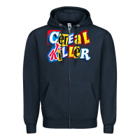 Navy Cereal Killer For The Cereal Lovers In Your Family Zipper Hoodie - trangStudio