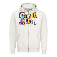 Oatmeal Heather Cereal Killer For The Cereal Lovers In Your Family Zipper Hoodie - trangStudio