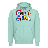 Seafoam Cereal Killer For The Cereal Lovers In Your Family Zipper Hoodie - trangStudio