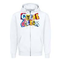 White Cereal Killer For The Cereal Lovers In Your Family Zipper Hoodie - trangStudio