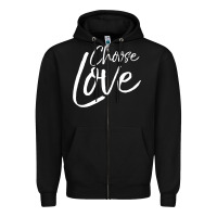 Black Cute Christian Joyful Gift Kid'S Choose Joy Zipper Hoodie - trangStudio