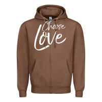 Chestnut Cute Christian Joyful Gift Kid'S Choose Joy Zipper Hoodie - trangStudio