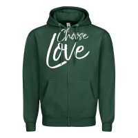 Sports Green Cute Christian Joyful Gift Kid'S Choose Joy Zipper Hoodie - trangStudio