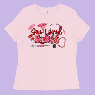 One Loved Nurse Ladies Tee Designed By Texasbilliewilder