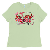 Matcha one loved nurse Ladies Tee - texasbilliewilder