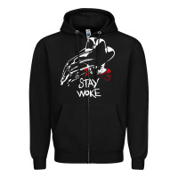 Black stay woke freddy krueger Zipper Hoodie - trangStudio