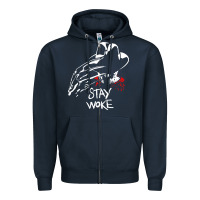 Navy stay woke freddy krueger Zipper Hoodie - trangStudio