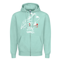 Seafoam stay woke freddy krueger Zipper Hoodie - trangStudio