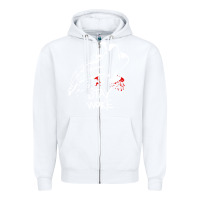 White stay woke freddy krueger Zipper Hoodie - trangStudio