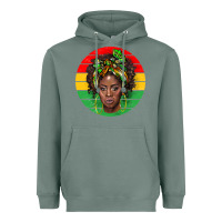 Sage black women Heavyweight Hoodie - BarkalooDesign