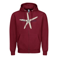 Burgundy CABO SAN LUCAS Mexico Souvenir Travel Gift Starfish Zipper Hoodie - trangStudio