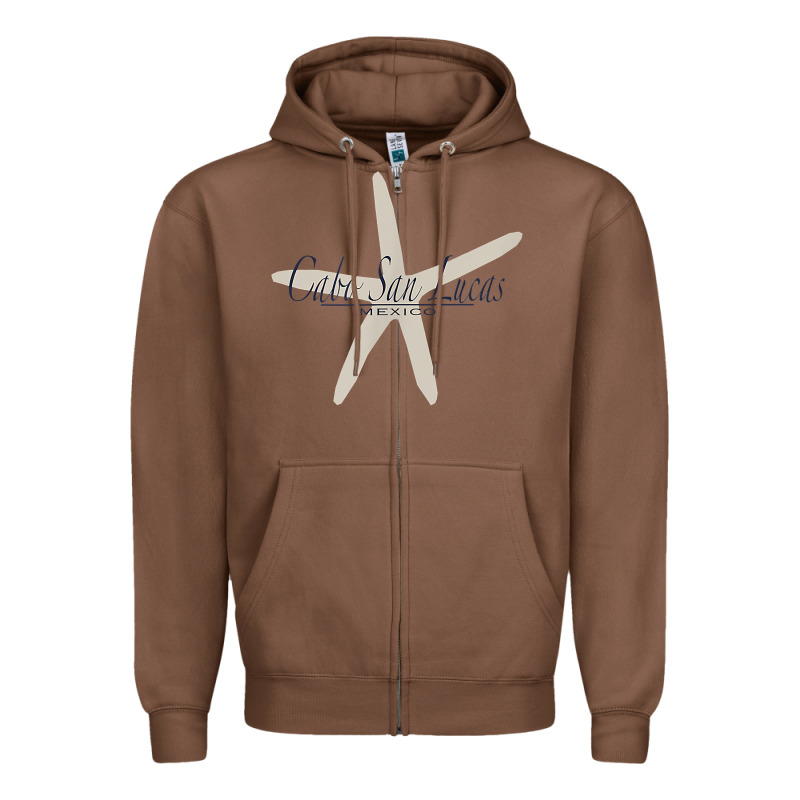 Cabo San Lucas Mexico Souvenir Travel Gift Starfish Zipper Hoodie by trangStudio | Teevron
