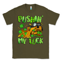 Army Green pushin' my luck Classic Tee - Artiststas