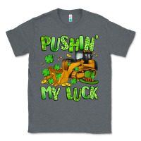 Charcoal Heather pushin' my luck Classic Tee - Artiststas