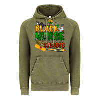 Vintage Olive Black Nurse magic Vintage Hoodie - HowdyJamesFarm