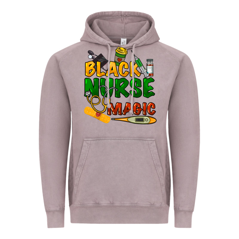 Black Nurse Magic Vintage Hoodie by HowdyJamesFarm | Teevron