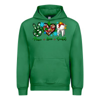 Emerald peace love dental for Christmas Urban Hoodie - AdoDesignShop